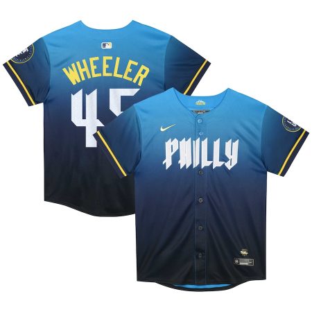 Zack Wheeler Philadelphia Phillies Nike Preschool 2024 City Connect Limited Player Jersey – Blue –
