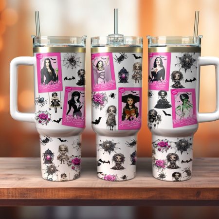 Queens Of Horror Movies Custom  Quencher 30 or 40oz  Stainless Steel Tumbler HG With Handle