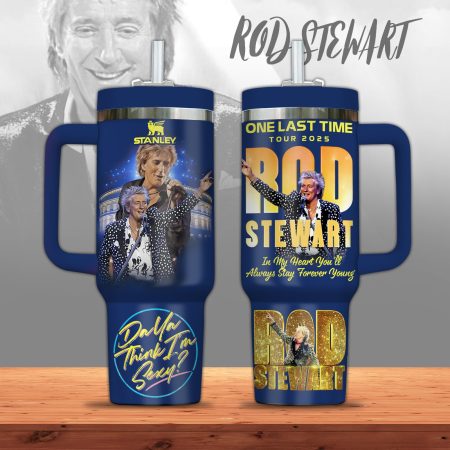 Rod Stewart Music Custom Stanley Cup 40 oz 30 oz Tumbler With Handle