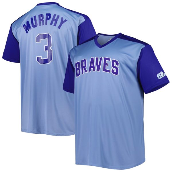 Dale Murphy Atlanta Braves Cooperstown Collection Replica Player Jersey – Blue/Royal –