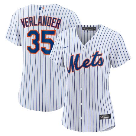 Justin Verlander New York Mets Nike Women’s Home Replica Player Jersey – White/Royal –