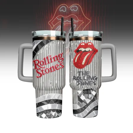 The Rolling Stones Music Custom Stanley Cup 40 oz 30 oz Tumbler With Handle