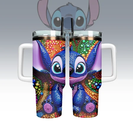 Lilo And Stitch Cartoon Custom Stanley Cup 40 oz 30 oz Tumbler With Handle