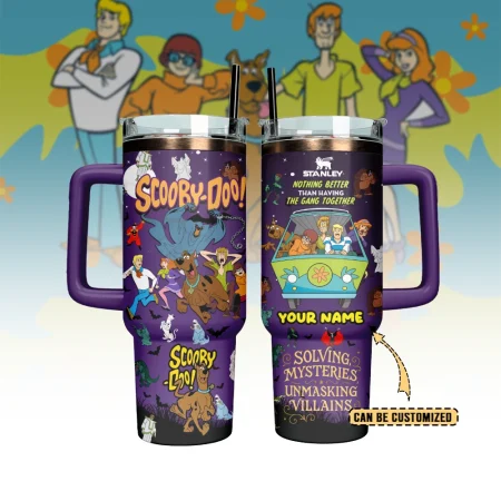 Scooby-Doo Cartoon Custom Stanley Cup 40 oz 30 oz Tumbler With Handle