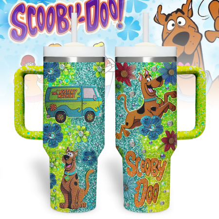 Scooby-Doo Cartoon Custom Stanley Cup 40 oz 30 oz Tumbler With Handle