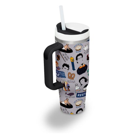 Seinfeld TV Series Custom Stanley Quencher  30oz or 40oz Stainless Steel Tumbler With Handle HG Stainless Steel Tumbler
