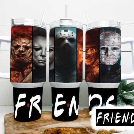 Serial Killers Horror Movies Custom  Quencher 30 or 40oz  Stainless Steel Tumbler HG With Handle