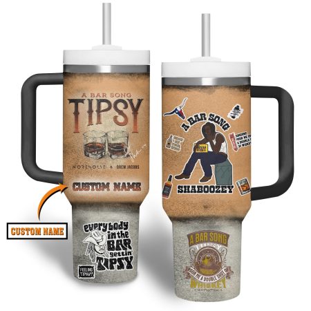 Shaboozey Music Custom  Quencher 40oz Stainless Steel Tumbler HG With Handle