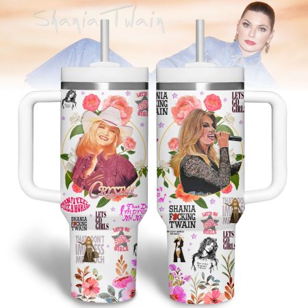 Shania Twain Music Custom Stanley Quencher 30oz or 40oz Stainless Steel Tumbler With Handle HG