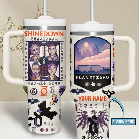 Shinedown Music Custom Quencher Stainless Steel Custom Quencher 30oz or 40oz Stainless Steel Tumbler With Handle HG
