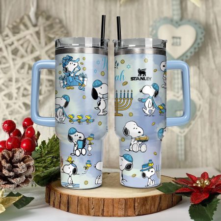 Snoopy Cartoon Custom Stanley Cup 40 oz 30 oz Tumbler With Handle