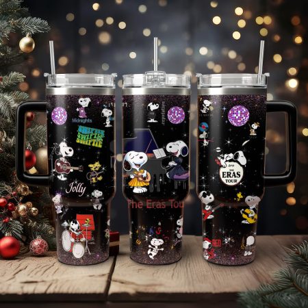 Snoopy Cartoon Custom Stanley Cup 40 oz 30 oz Tumbler With Handle