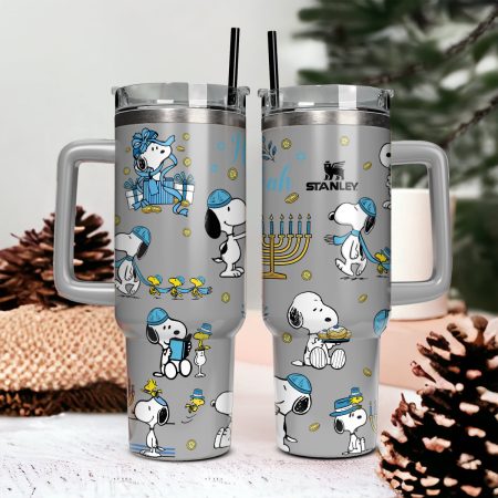 Snoopy Cartoon Custom Stanley Cup 40 oz 30 oz Tumbler With Handle
