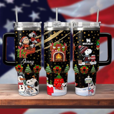 Snoopy PeanuTaylor Swift Cartoon Custom Stanley Cup 40 oz 30 oz Tumbler With Handle