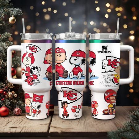 Snoopy PeanuTaylor Swift Football Cartoon Custom Stanley Cup 40 oz 30 oz Tumbler With Handle