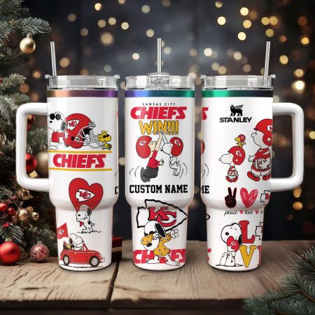 Snoopy PeanuTaylor Swift Football Cartoon Custom Stanley Cup 40 oz 30 oz Tumbler With Handle