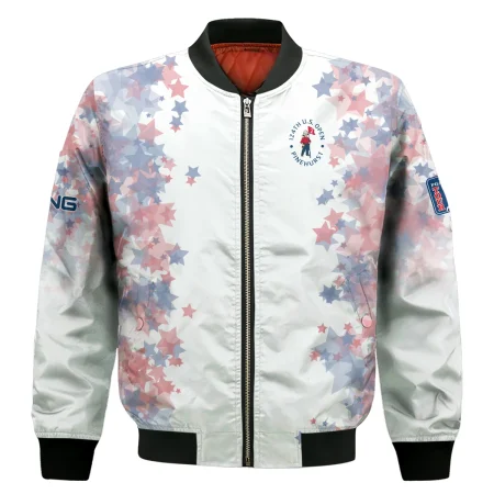 Special Version 124th U.S. Open Pinehurst Ping Bomber Jacket Coloured Stars Bomber Jacket