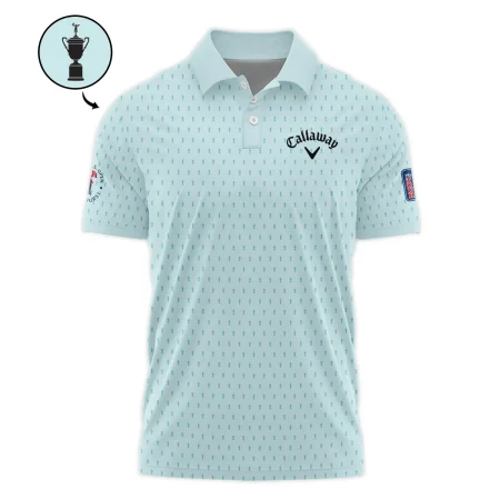 Sports 124th U.S. Open Callaway Pinehurst Polo Shirt Cup Pattern Pastel Green All Over Print Polo Shirt For Men