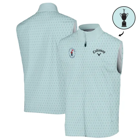 Sports 124th U.S. Open Callaway Pinehurst Sleeveless Jacket Cup Pattern Pastel Green All Over Print Sleeveless Jacket