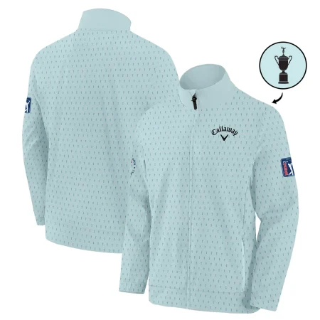 Sports 124th U.S. Open Callaway Pinehurst Stand Colar Jacket Cup Pattern Pastel Green All Over Print Stand Colar Jacket