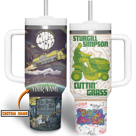 Sturgill Simpson Music Custom  Quencher 40oz Stainless Steel Tumbler HG With Handle