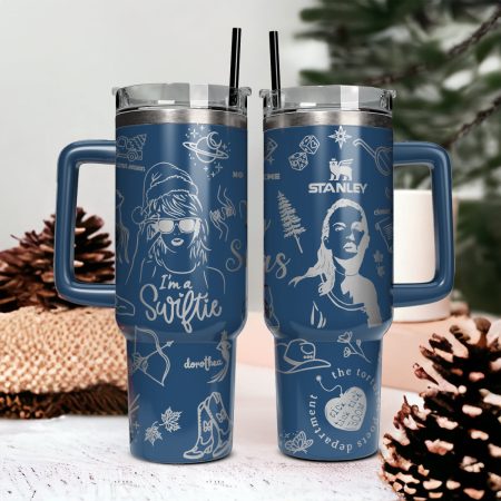 Taylor Swift Music Christmas Custom Stanley Quencher HG 30oz or 40oz Engraved  Stainless Steel Tumbler With Handle