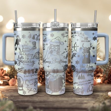 Taylor Swift Music Christmas Custom Stanley Quencher HG 30oz or 40oz Engraved  Stainless Steel Tumbler With Handle