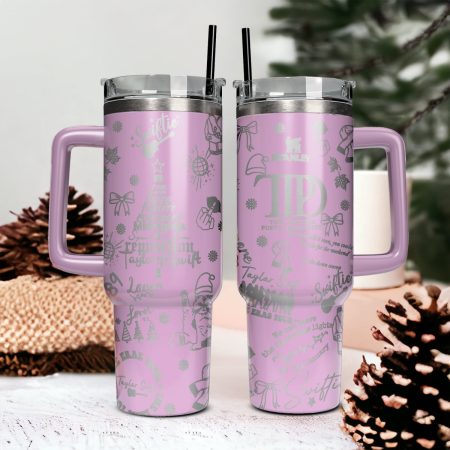 Taylor Swift Music Christmas Custom Stanley Quencher HG 30oz or 40oz Engraved  Stainless Steel Tumbler With Handle