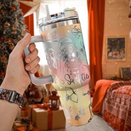 Taylor Swift Music Christmas Custom Stanley Quencher HG 30oz or 40oz Engraved  Stainless Steel Tumbler With Handle