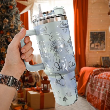 Taylor Swift Music Christmas Custom Stanley Quencher HG 30oz or 40oz Engraved  Stainless Steel Tumbler With Handle