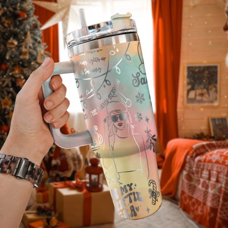 Taylor Swift Music Christmas Custom Stanley Quencher HG 30oz or 40oz Engraved  Stainless Steel Tumbler With Handle
