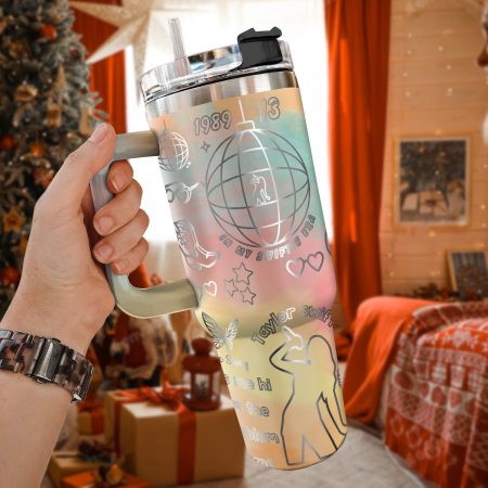 Taylor Swift Music Custom Stanley Cup 40 oz 30 oz Tumbler With Handle