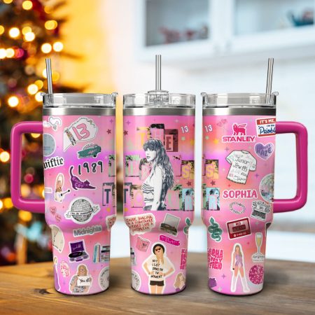 Taylor Swift Music Custom Stanley Cup 40 oz 30 oz Tumbler With Handle