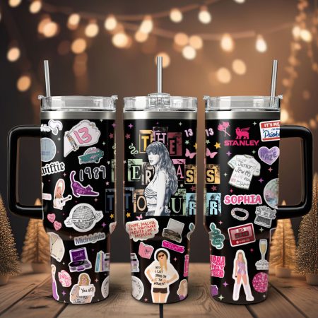 Taylor Swift Music Custom Stanley Cup 40 oz 30 oz Tumbler With Handle