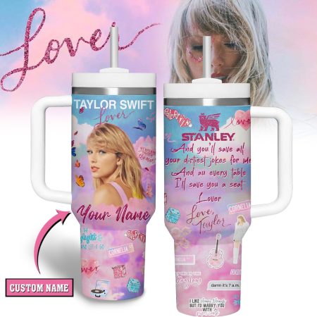 Taylor Swift Music Custom Stanley Cup 40 oz 30 oz Tumbler With Handle