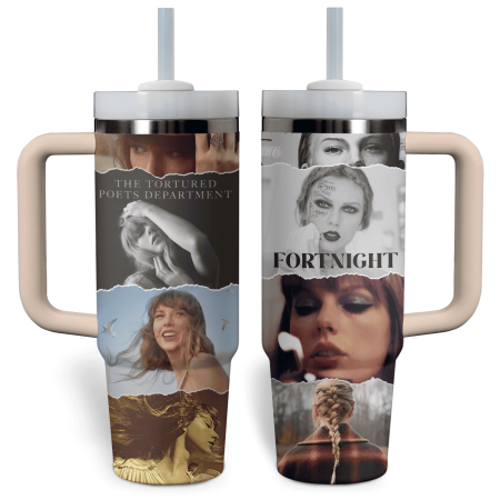 Taylor Swift Music Custom  Quencher 40oz Stainless Steel Tumbler HG With Handle