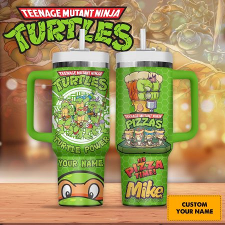 Teenage Mutant Ninja Turtles Cartoon Custom Stanley Cup 40 oz 30 oz Tumbler With Handle HG