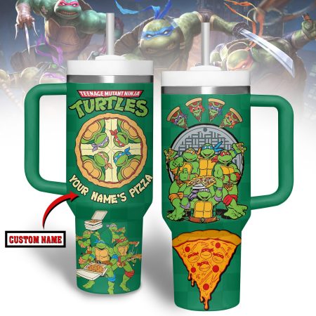 Teenage Mutant Ninja Turtles Cartoon Custom Stanley Cup 40 oz 30 oz Tumbler With Handle HG