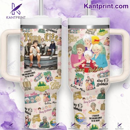 The Golden Girls TV Series  Custom Quencher 30oz or 40oz Stainless Steel Tumbler With Handle HG With Handle