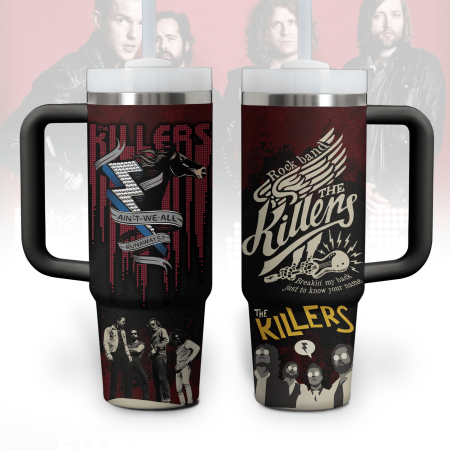 The Killers Music Custom Stanley Quencher 30oz or 40oz Stainless Steel Tumbler With Handle HG