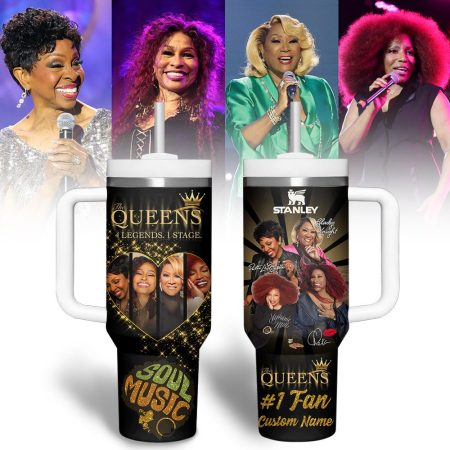 The Queens: 4 Legends Music Custom Stanley Cup 40 oz 30 oz Tumbler With Handle