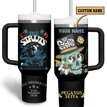 The Struts Music Custom Quencher Stainless Steel Custom Quencher 30oz or 40oz Stainless Steel Tumbler With Handle HG