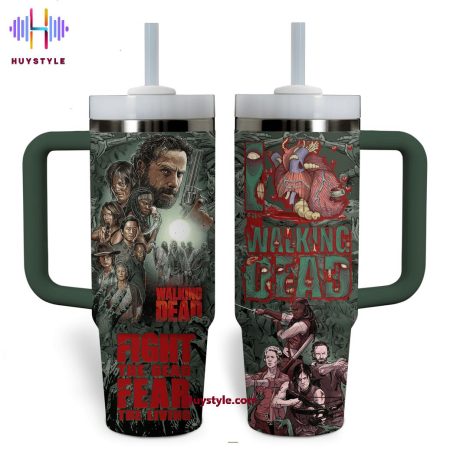 The Walking Dead TV Series Custom Stanley Quencher  30oz or 40oz Stainless Steel Tumbler With Handle HG Stainless Steel Tumbler With Handle