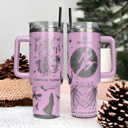 Throne Of Glass Book Custom Stanley Cup 40 oz 30 oz Tumbler With Handle