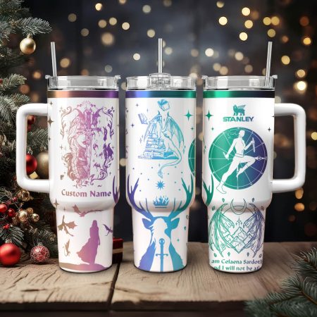 Throne Of Glass Book Custom Stanley Cup 40 oz 30 oz Tumbler With Handle