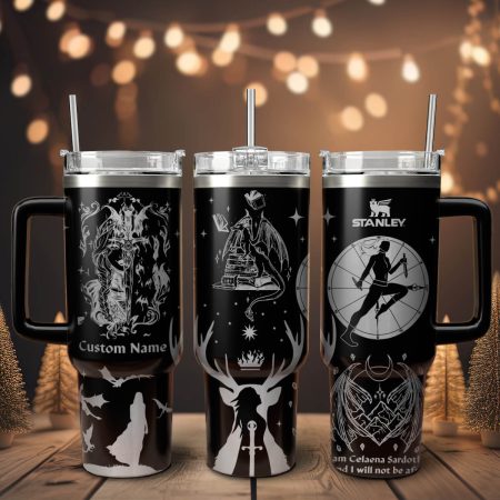 Throne Of Glass Book Custom Stanley Cup 40 oz 30 oz Tumbler With Handle