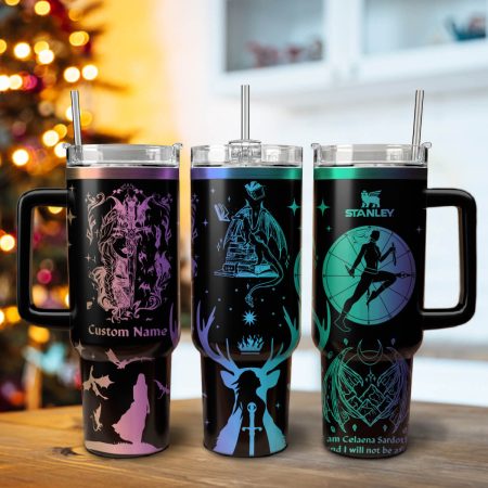 Throne Of Glass Book Custom Stanley Cup 40 oz 30 oz Tumbler With Handle