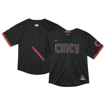 Cincinnati Reds Nike Toddler City Connect Limited Jersey – Black –