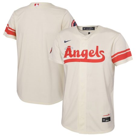 Los Angeles Angels Nike Toddler City Connect Replica Jersey – Cream –