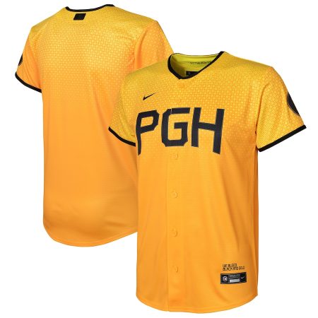 Pittsburgh Pirates Nike Toddler City Connect Replica Jersey – Gold –